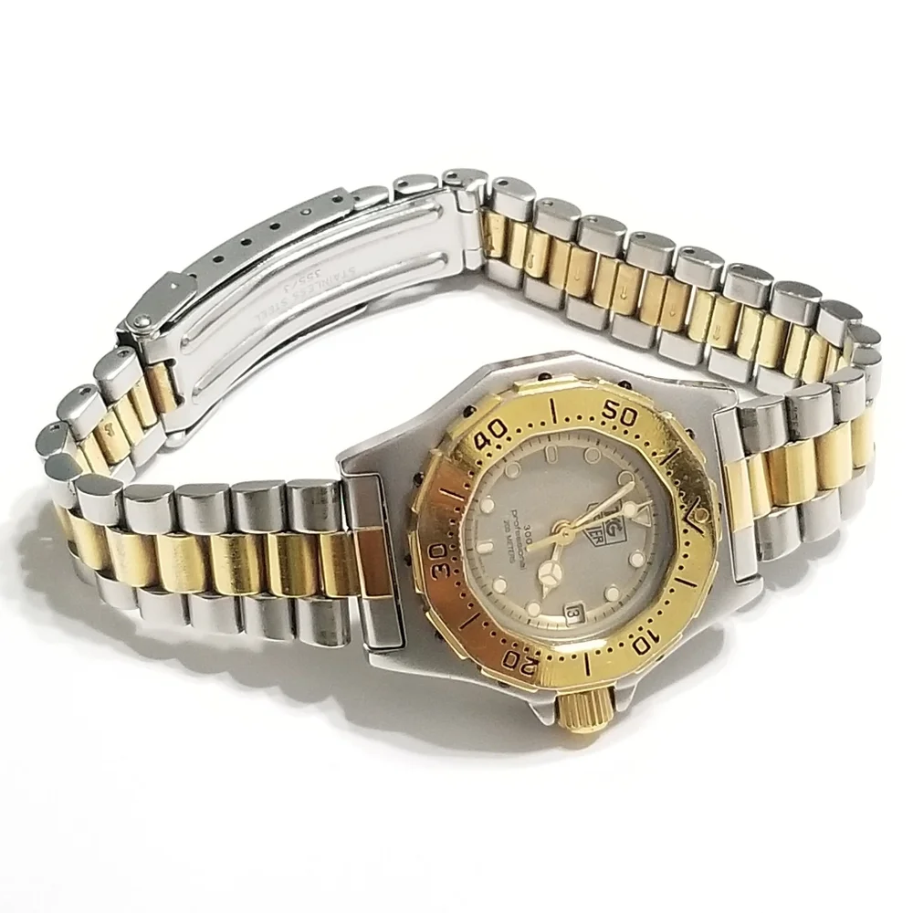 Authentic Tag Heuer two tone Swiss made watch. - Picture 2 of 16